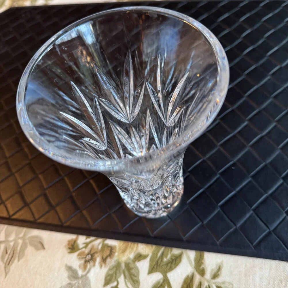 Waterford Crystal Cut Glass Medium Size Vase 6